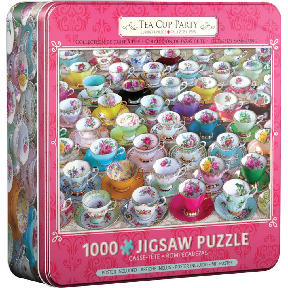 Puzzle - Eurographics - Teacup Party 1000pc *Tin*