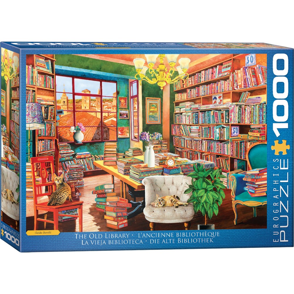 Puzzle - Eurographics - The Old Library 1000pc