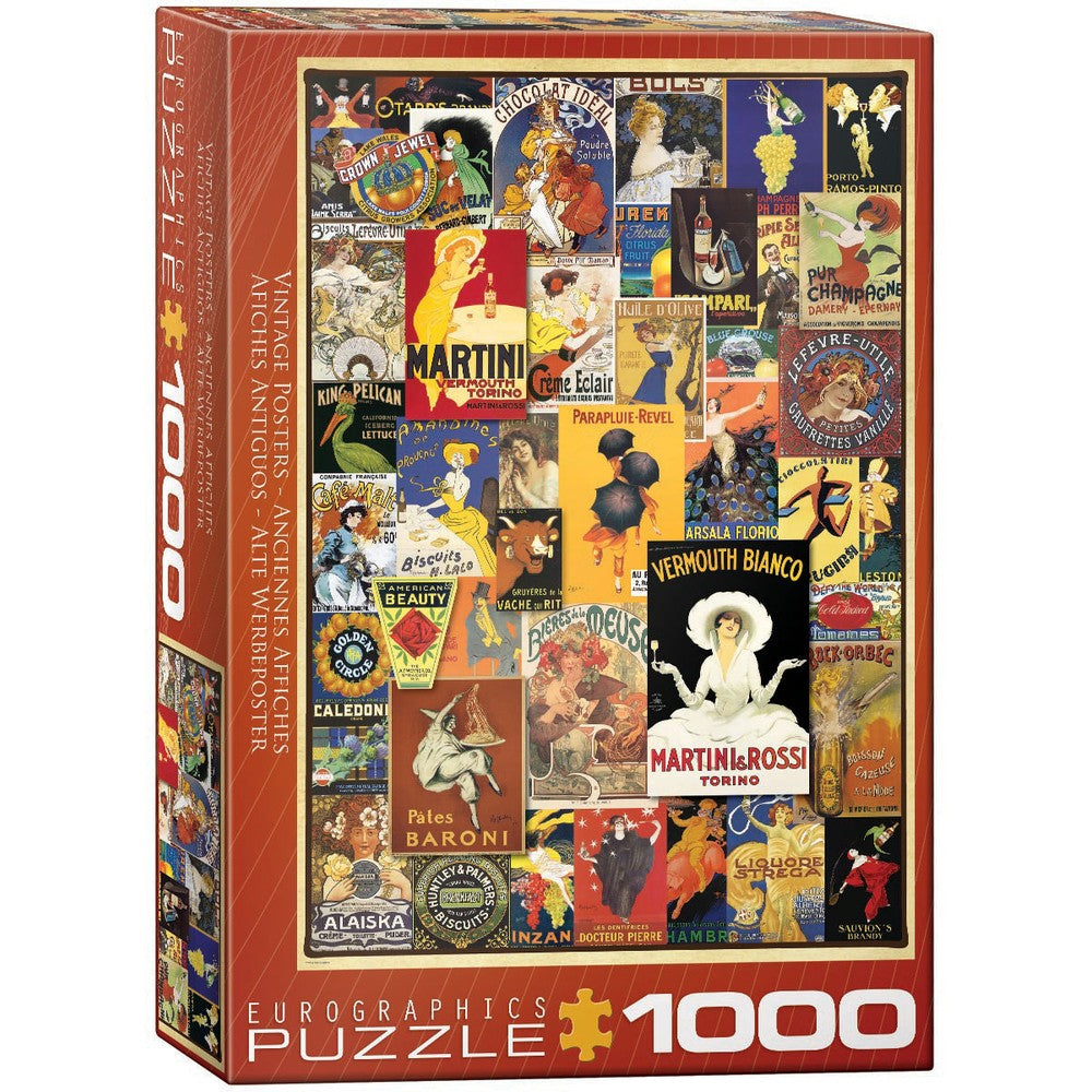 Puzzle - Eurographics - Variety Vintage Posters 1000pc