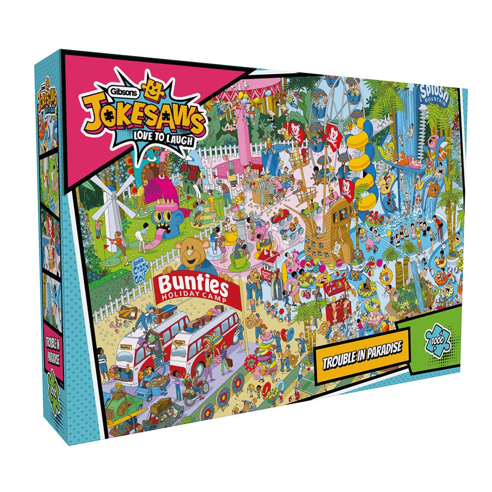 Puzzle - Gibsons - Jokesaws Trouble Paradise 1000