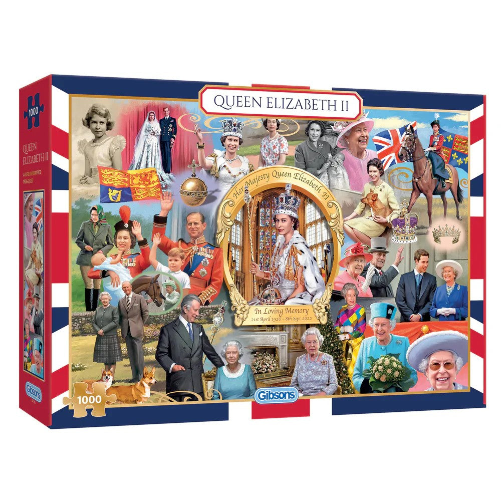 Puzzle - Gibsons - Queen Elizabeth Ii 1000Pc Gib;
