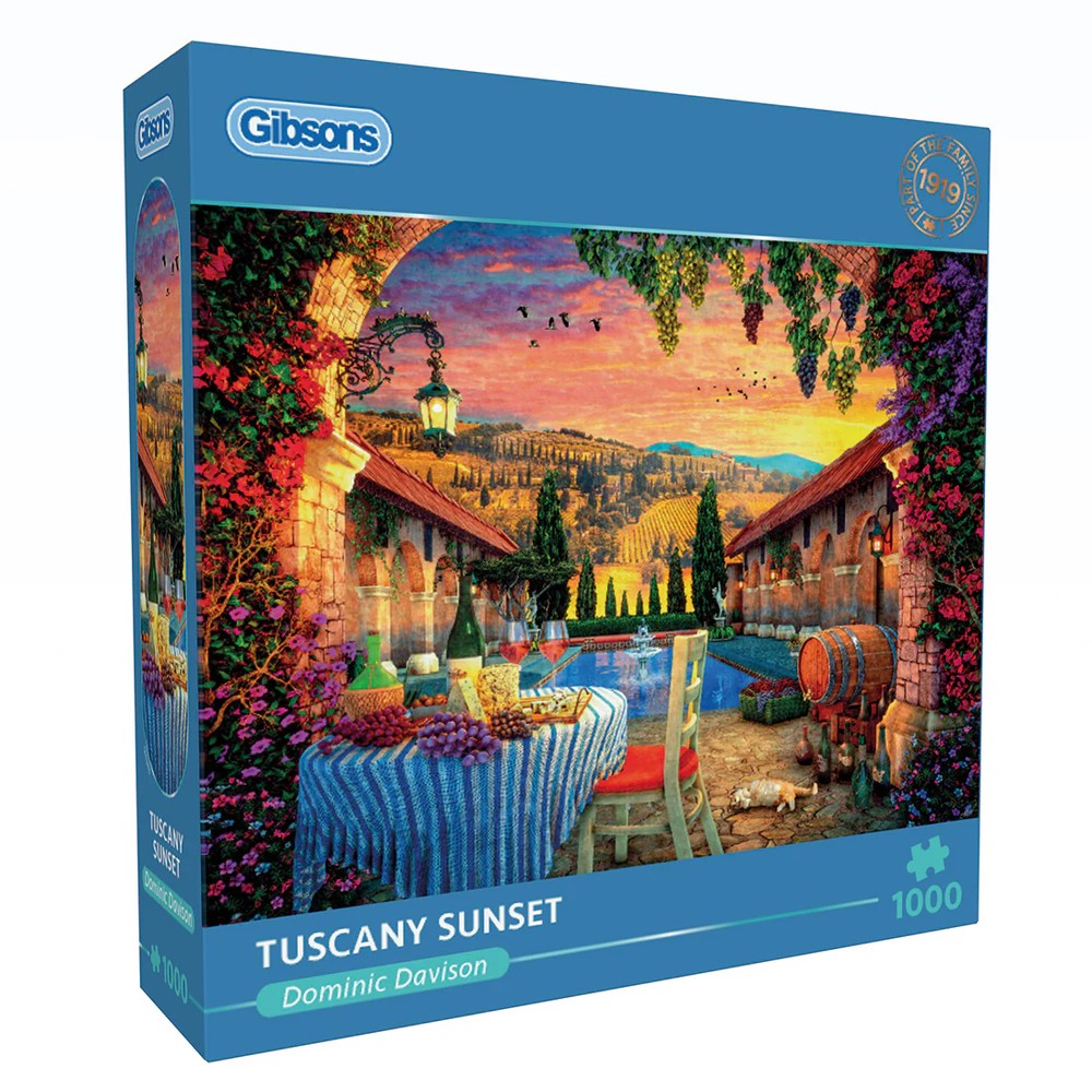 Puzzle - Gibsons - Tuscany Sunset 1000Pc