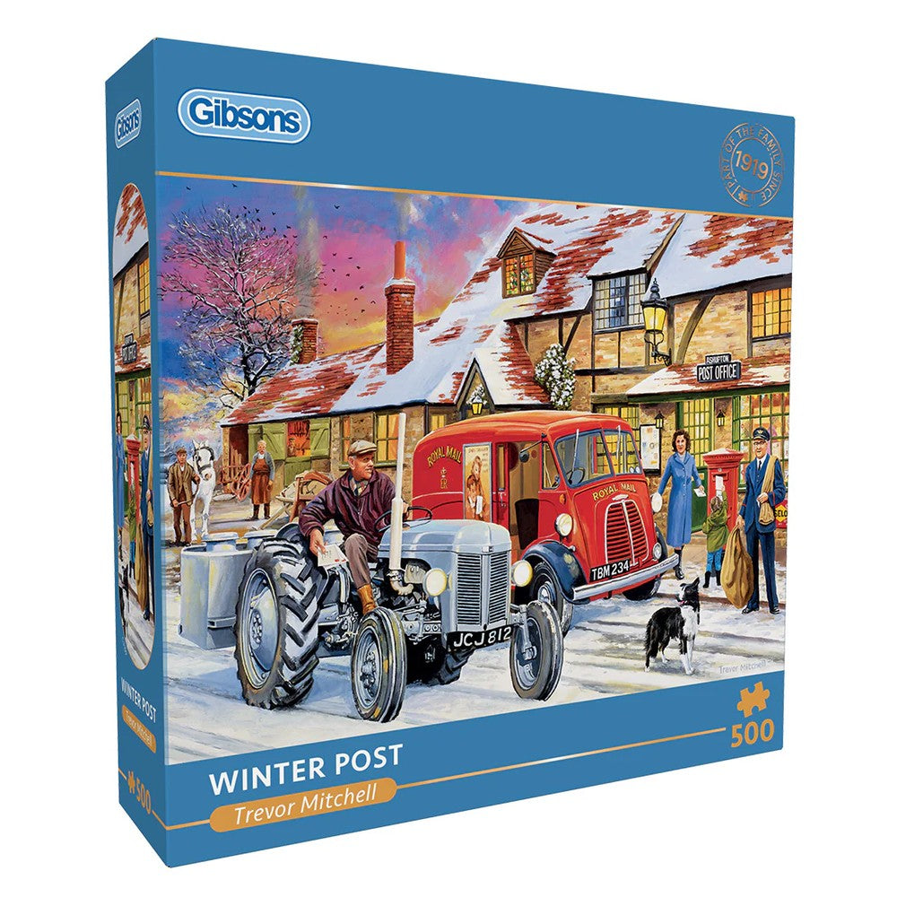 Puzzle - Gibsons - Winter Post 500Pc