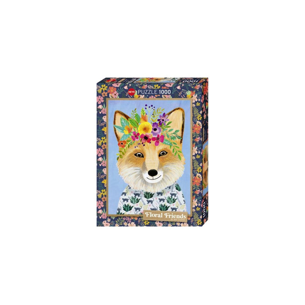 Puzzle - Heye - Floral Friends; Friendly Fox