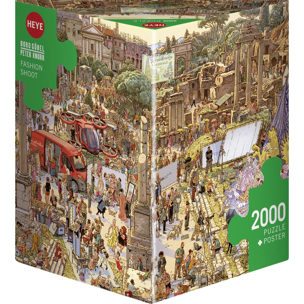Puzzle - Heye - Triangular Box - Gobel/Knorr;Fashion Shoot 2000