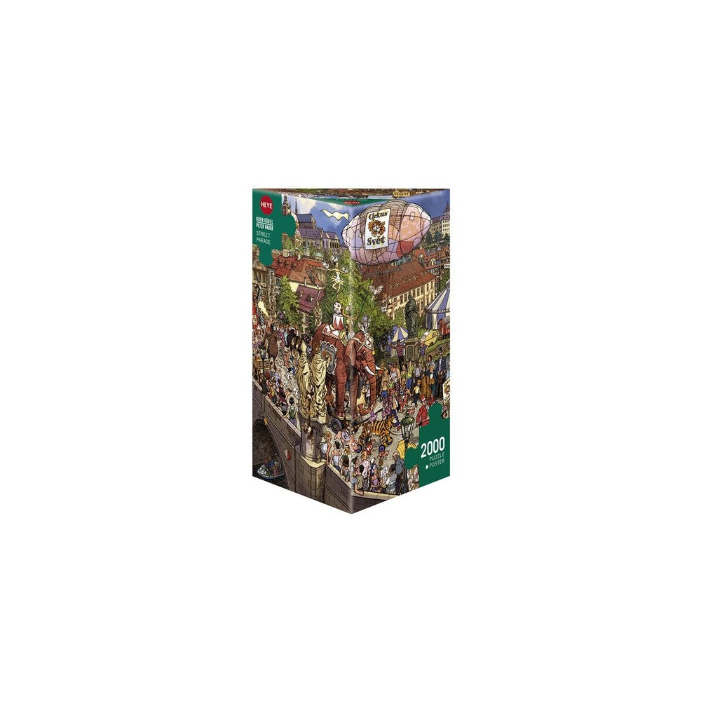Puzzle - Heye - Triangular Box - Gobel/Knorr;Street Parade 2000