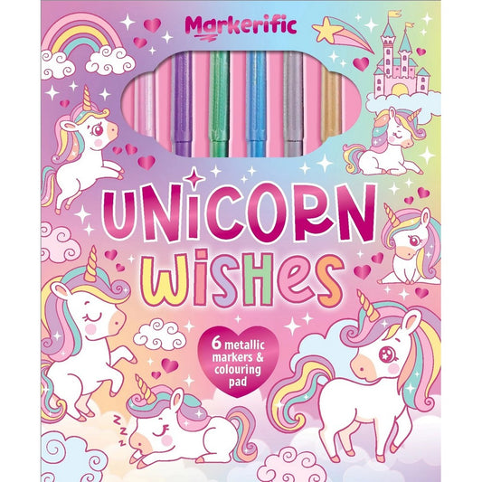 Unicorn Wishes Colouring Pad