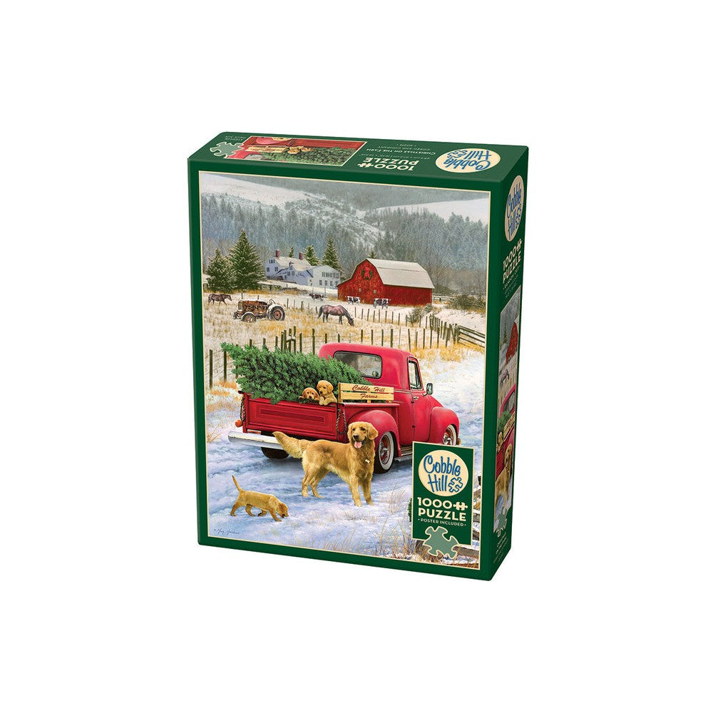 Puzzle - Cobble Hill - Christmas On The Farm 1000Pc