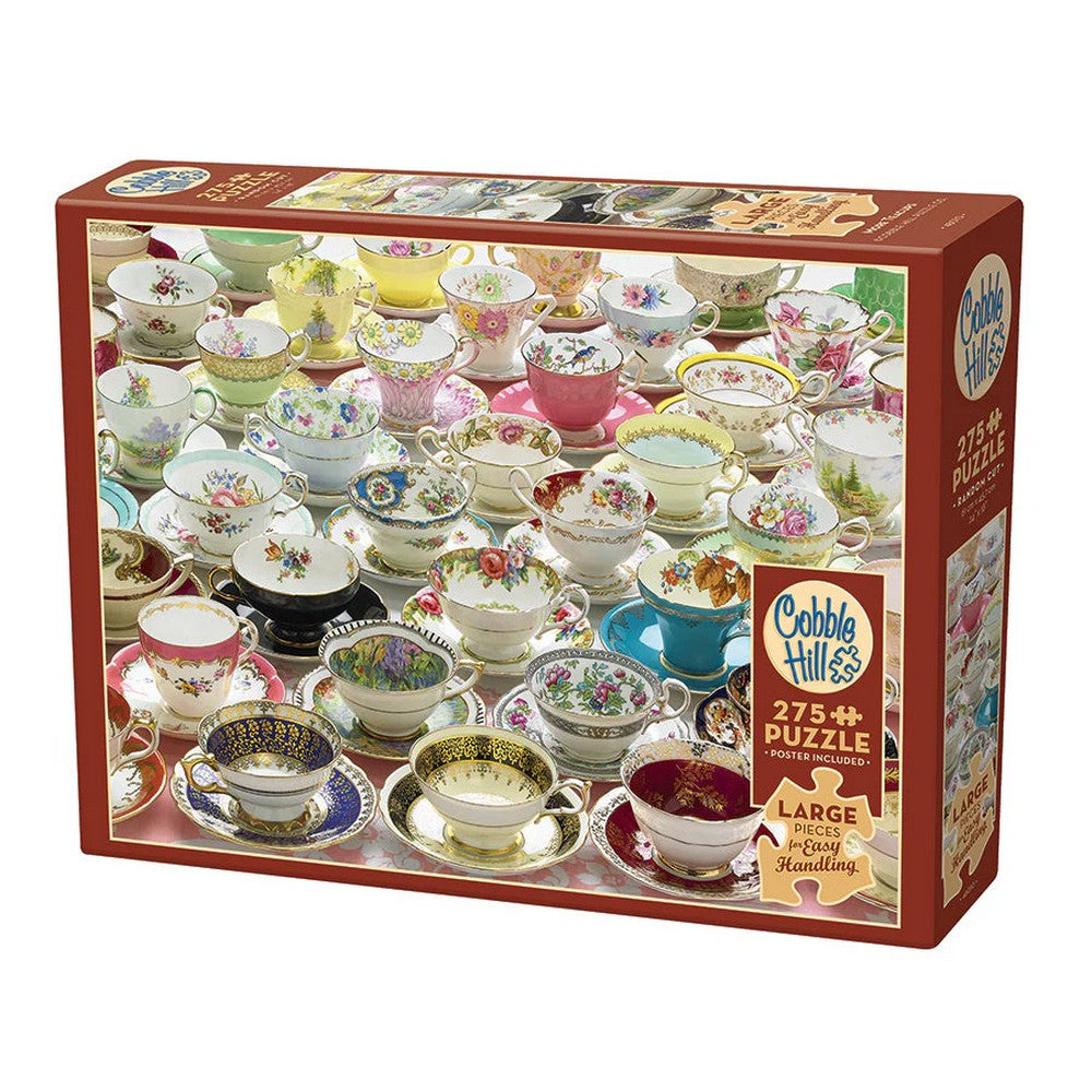 Puzzle - Cobble Hill - More Teacups 275Pcxl