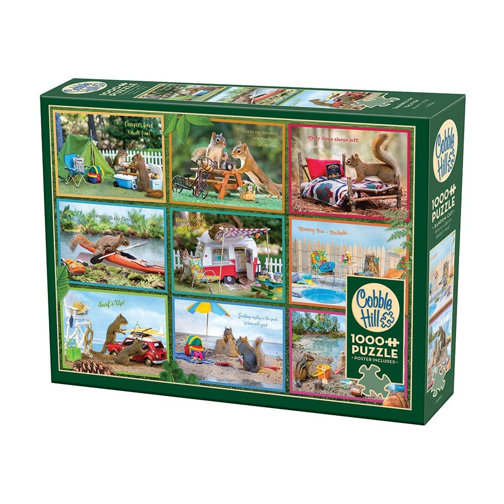 Puzzle - Cobble Hill - Squirrels On Vacation 1000Pc