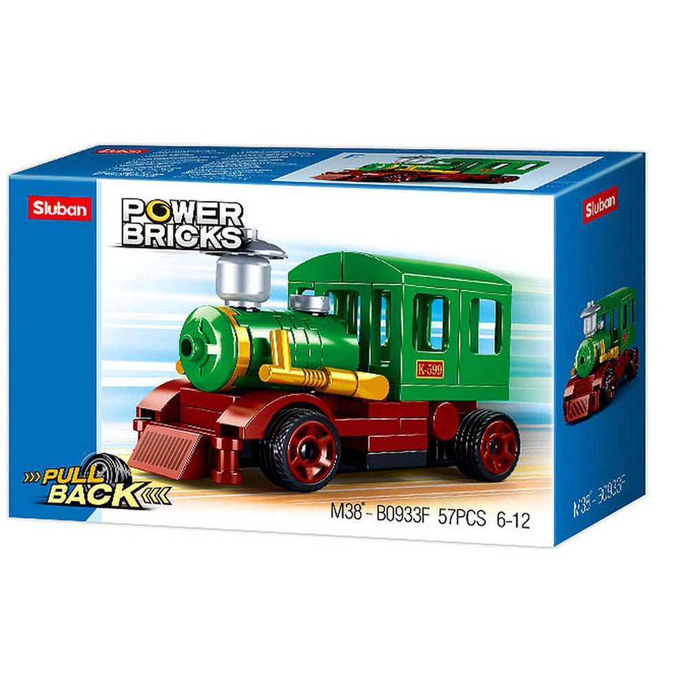 Power Bricks Pull Back Train