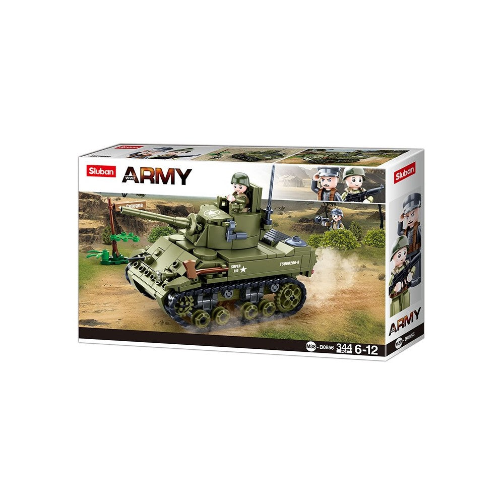 Ww2 M5 Light Tank 344Pcs