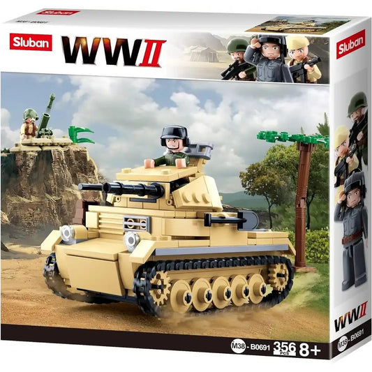 Ww2 Tank Panzer II 356Pcs