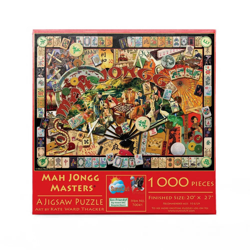 Puzzle - Sunsout - Mah Jongg Masters 1000Pc