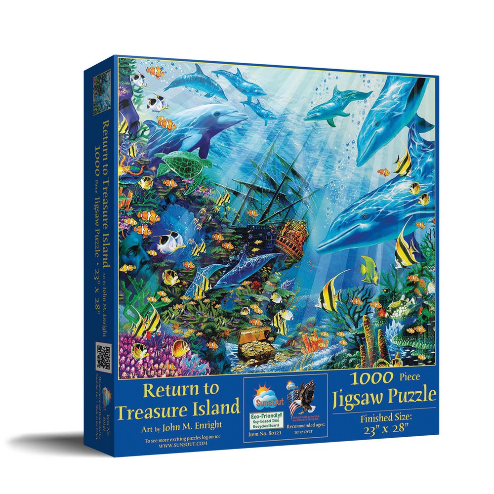 Puzzle - Sunsout - Return To Treasure Island 1000