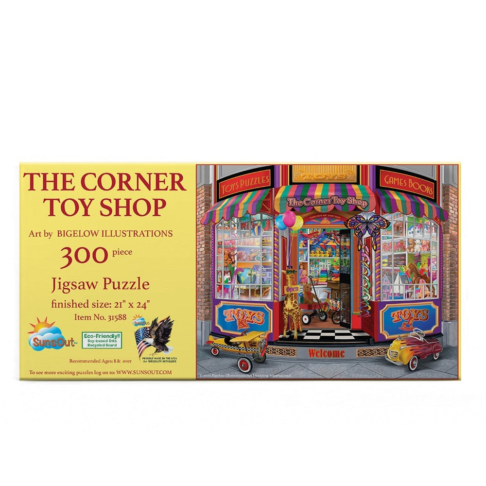 Puzzle - Sunsout - The Corner Toy Shop 300Pcxl