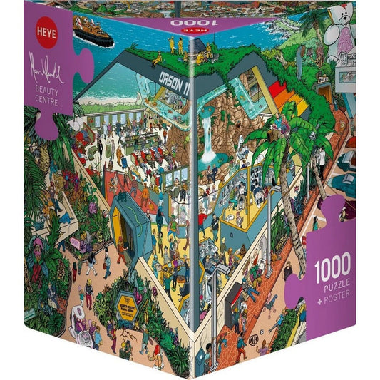 Puzzle - Heye - Triangular Box - Gobel & Knorr, Boatyard 1000pc