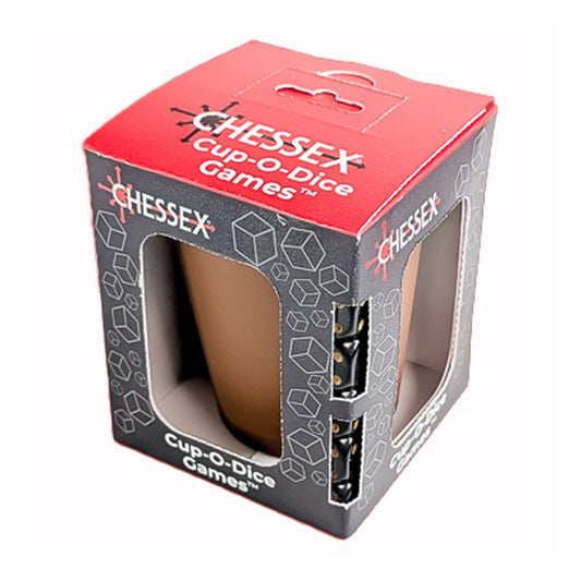CHX 89109 Cup-O-Dice Games Brown