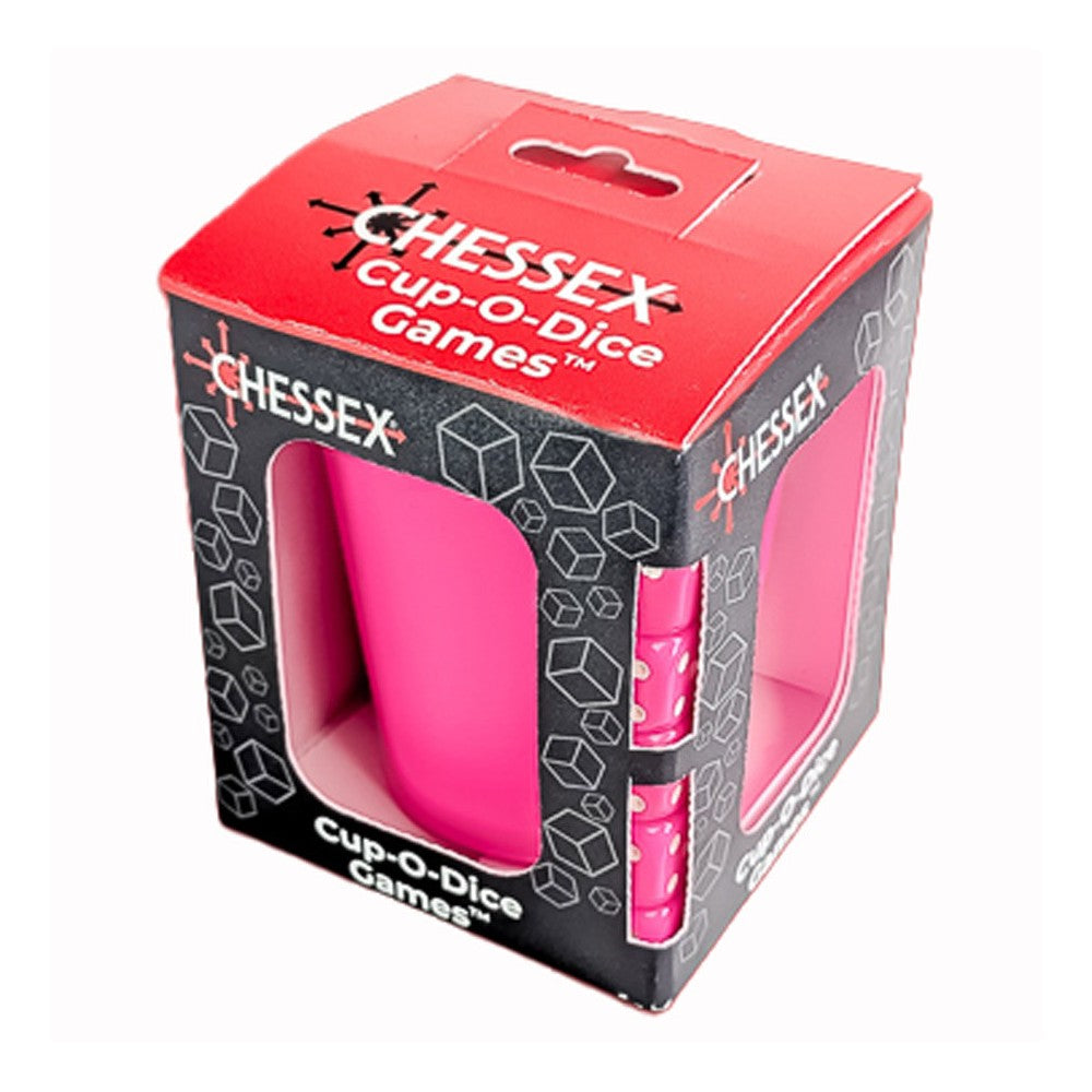 CHX 89124 Cup-O-Dice Games Neon Pink