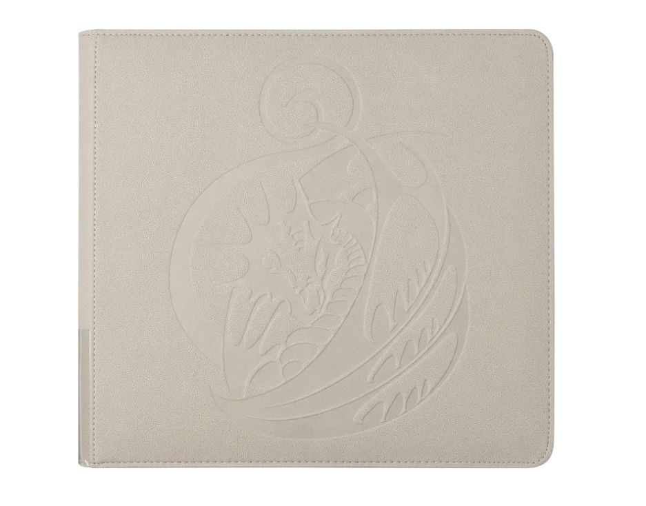 Dragon Shield: XL Zipster Binder Ashen White