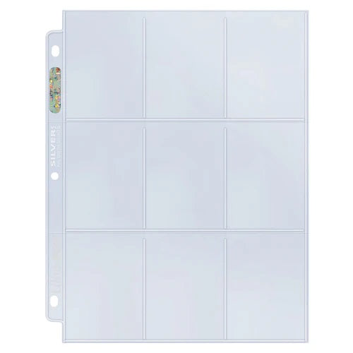 Ultra Pro: UP83645 Ultra PRO Silver Series 9-Pocket Pages (25 ct retail pack)