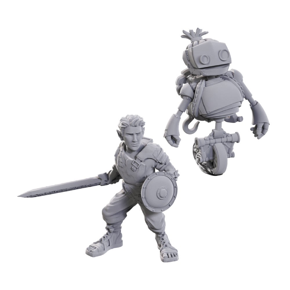 Critical Role Unpainted Miniatures: Orym; of the Air Ashari & Fresh Cut Grass