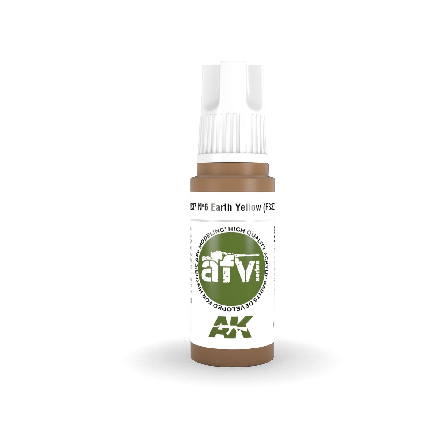 AK Interactive - 3 Gen Acrylics - Nº6 Earth Yellow (Fs30257) 17ml