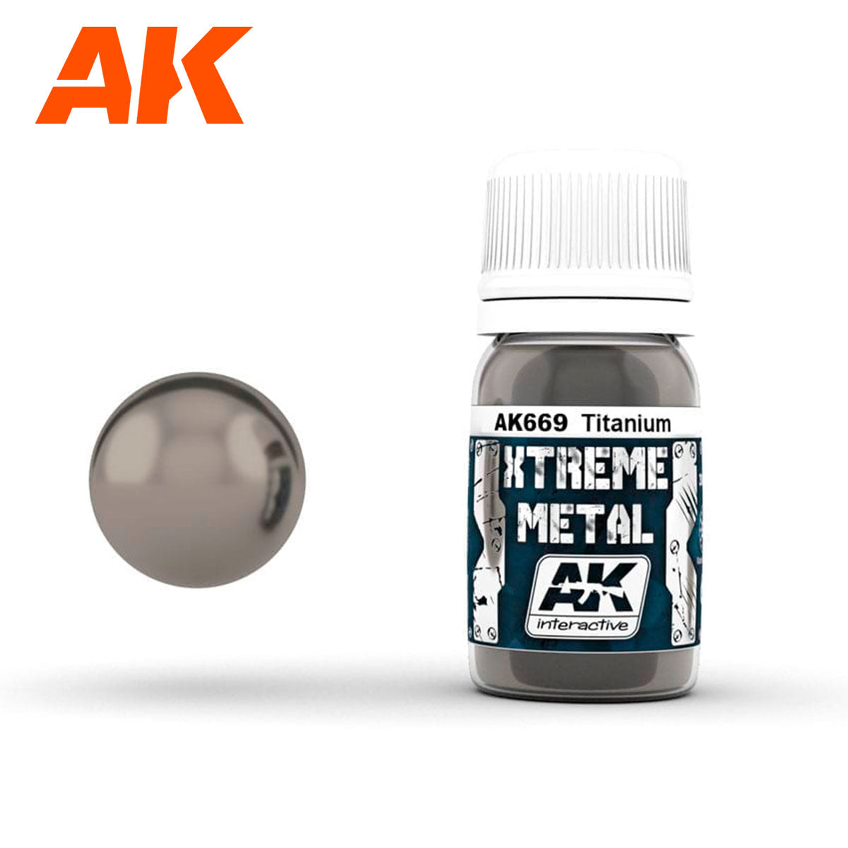 AK Interactive - Metallics - Xtreme Metal Titanium 35ml