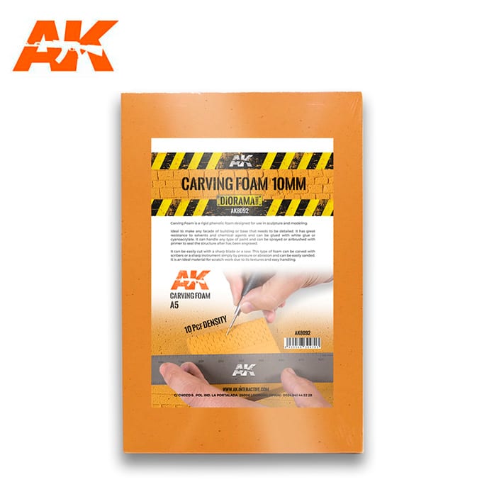 AK Interactive - Building Materials - Carving Foam 10mm A5