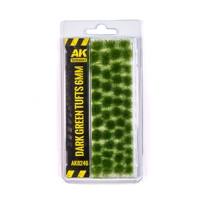AK Interactive - Vegetation - Dark Green Tufts 6mm