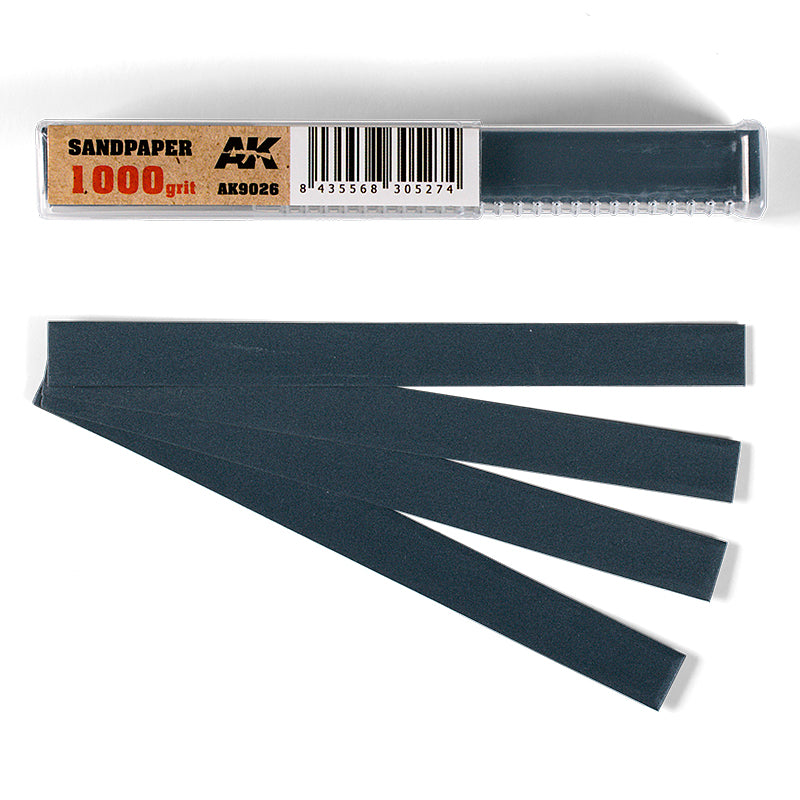 Ak Interactive - Tools - Wet Sandpaper 1000 grit X 50 Units