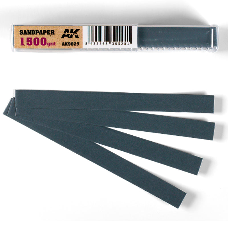 Ak Interactive - Tools - Wet Sandpaper 1500 grit X 50 Units