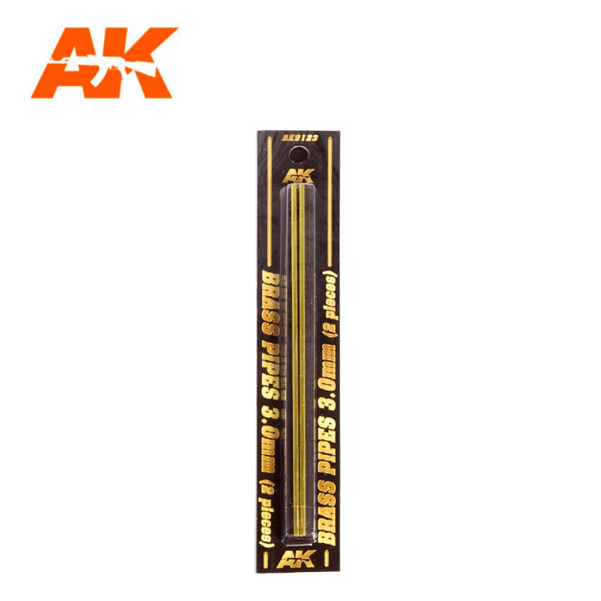 AK Interactive - Building Materials - Brass Pipes 3.0mm (2)