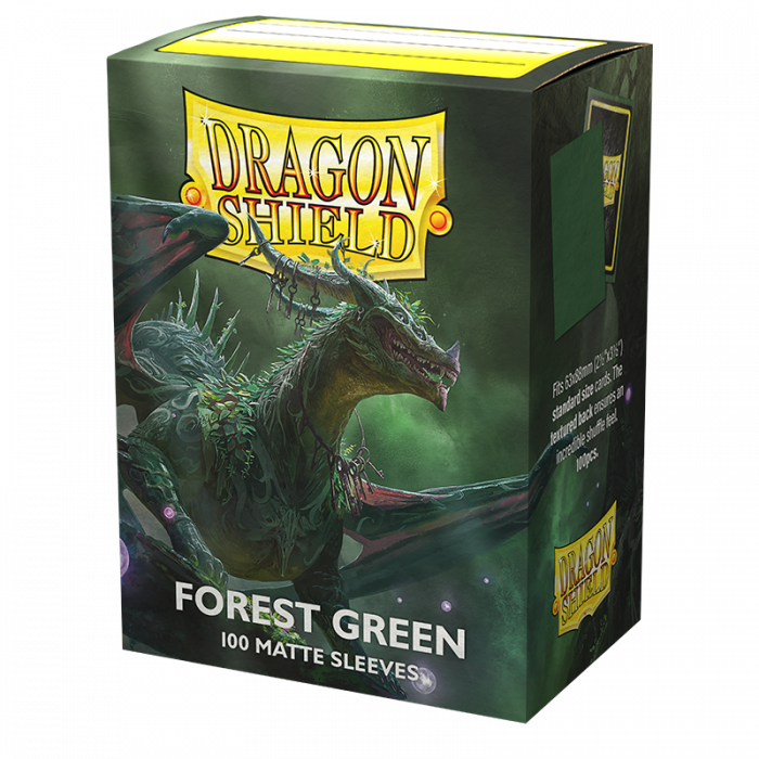Dragon Shield: Sleeves Matte Forest Green