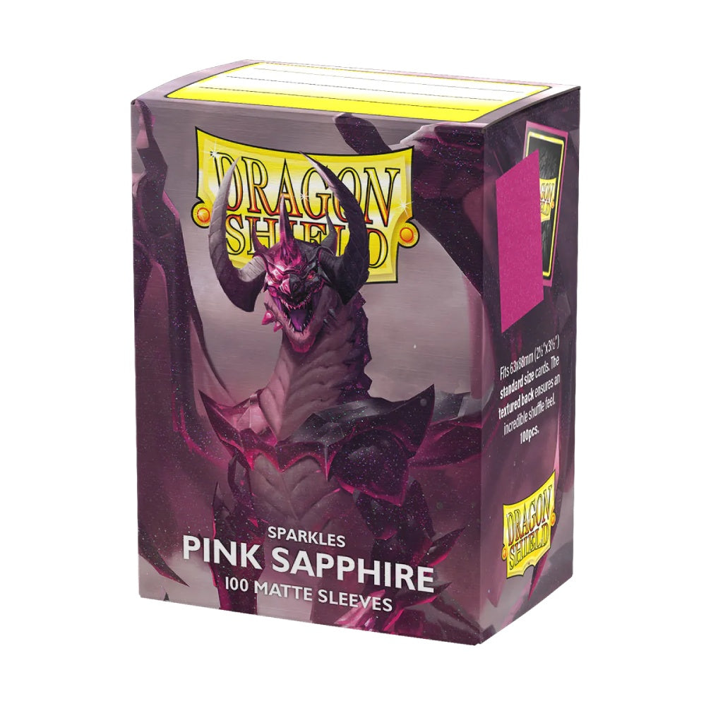 Dragon Shield: Sleeves Matte Sparkles: Pink Sapphire