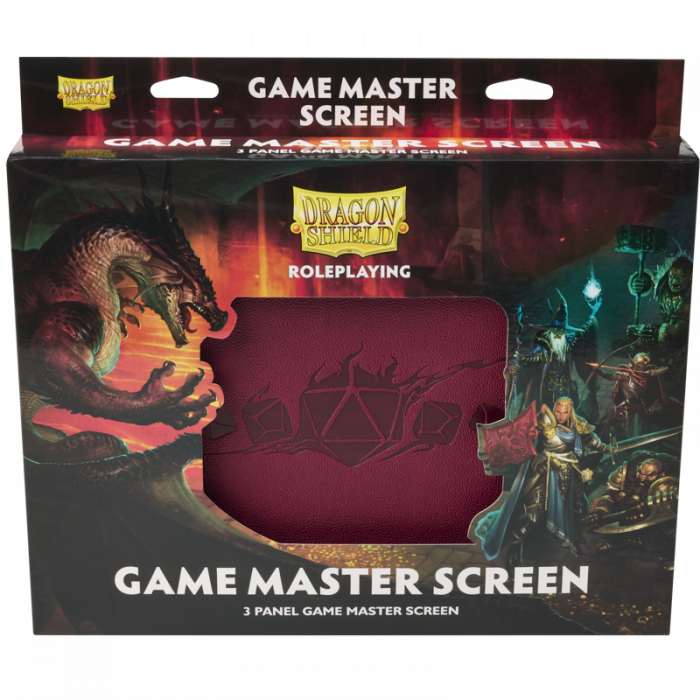 Dragon Shield RPG: Game Master's Screen Blood Red