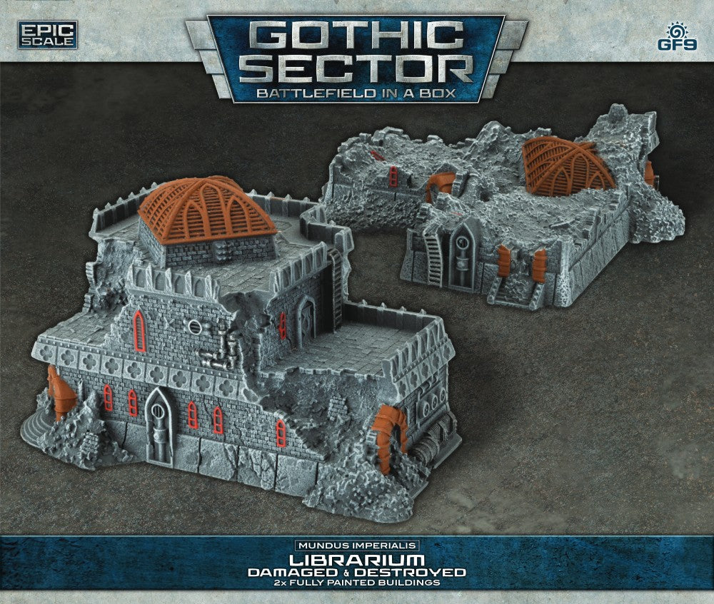 Battlefield in a Box: Gothic Sector Mundus Imperialis: Librarium (Damaged & Destroyed)