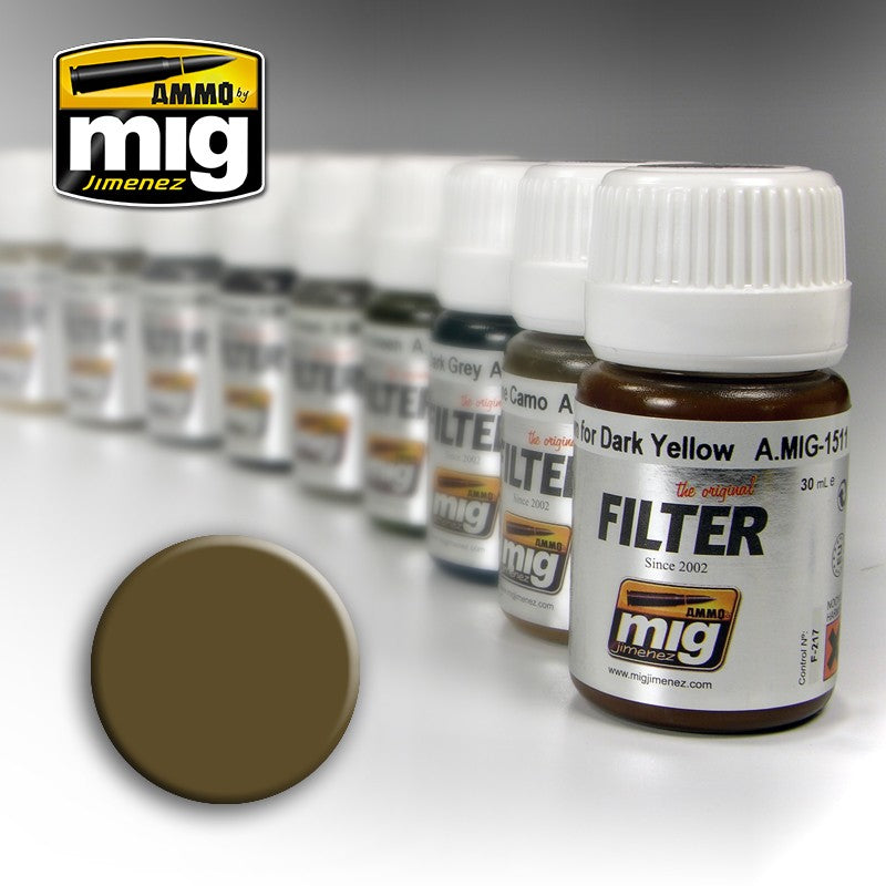 Ammo by MIG - Filters - Brown for Desert Yellow 35ml