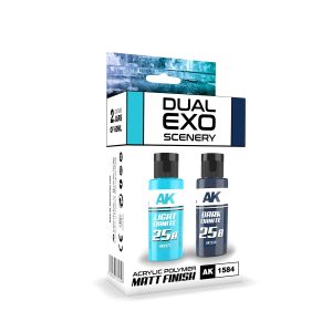 AK Interactive - Light Cianite & Dark Cianite Dual Exo Set