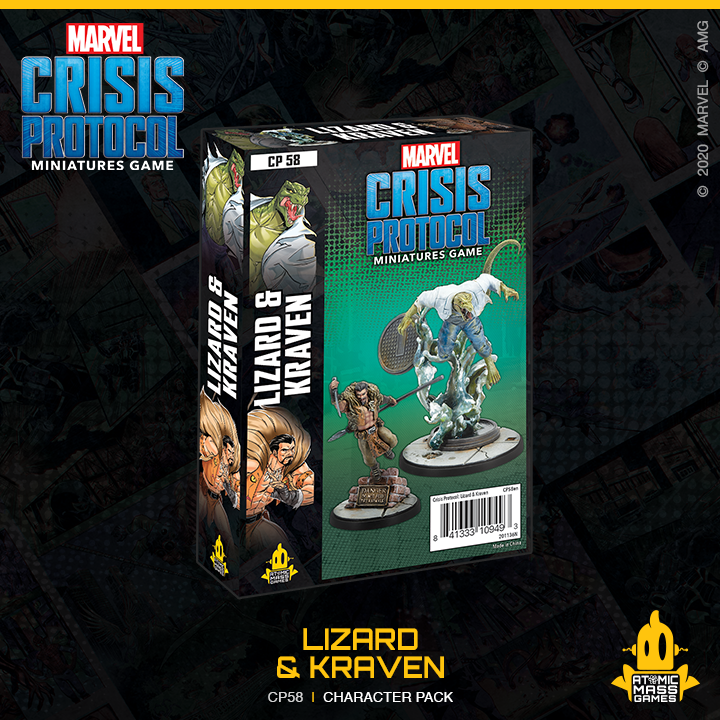 Marvel: Crisis Protocol Lizard & Kraven