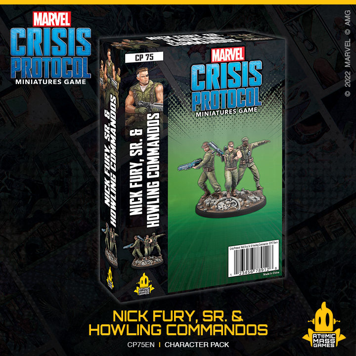Marvel: Crisis Protocol Nick Fury, Sr. & Howling Commandos