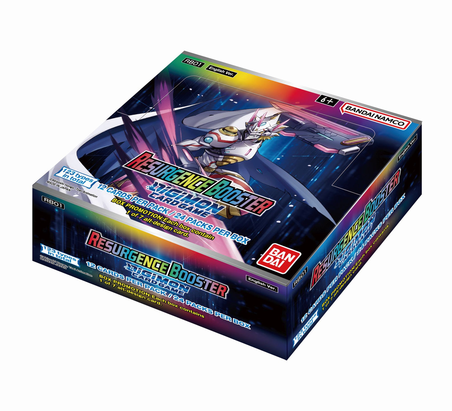 Digimon Card Game: Reboot Booster Display Resurgence [RB01]