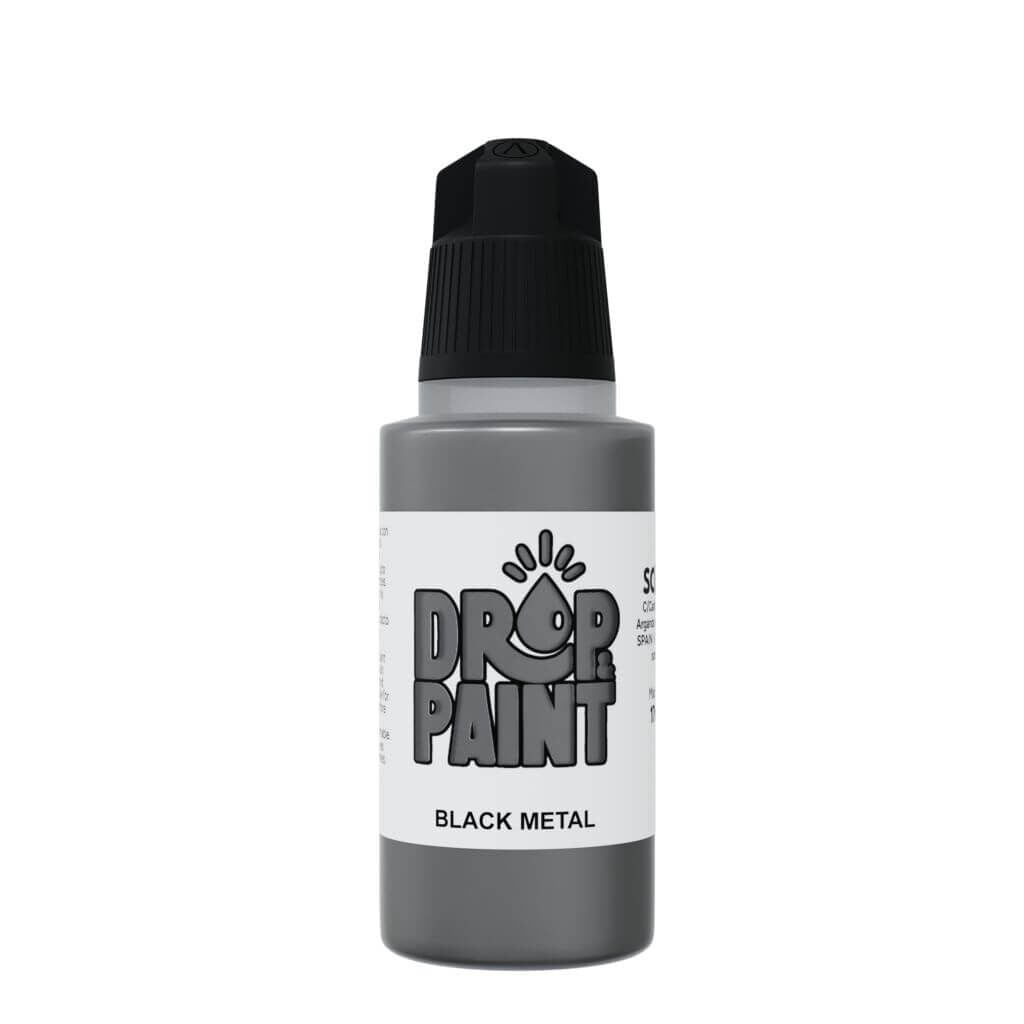 Scale 75 - Drop and Paints - Black Metal 17ml