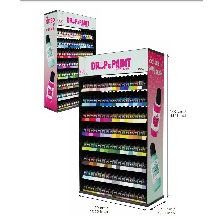 Scale 75 - Drop and Paints - Only Rack Stand Display