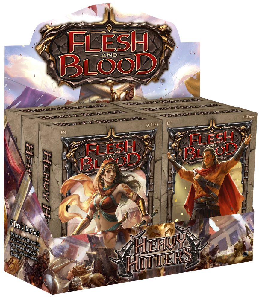 Flesh and Blood: Heavy Hitters Blitz Deck Display