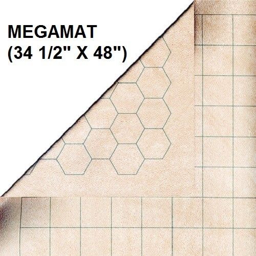 CHX 97246 Reversible Megamat 1 Squares and 1 Hexes (34 x 48)