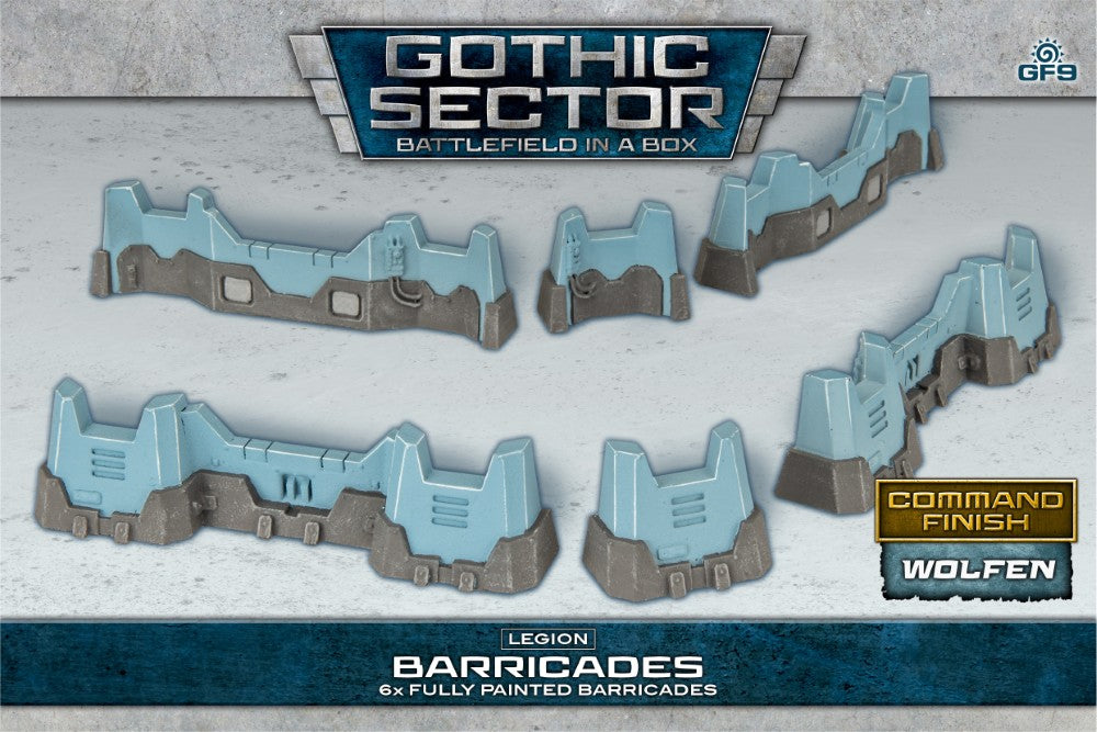 Battlefield in a Box: Gothic Sector Legion: Defensive Walls Alternate Paint Scheme