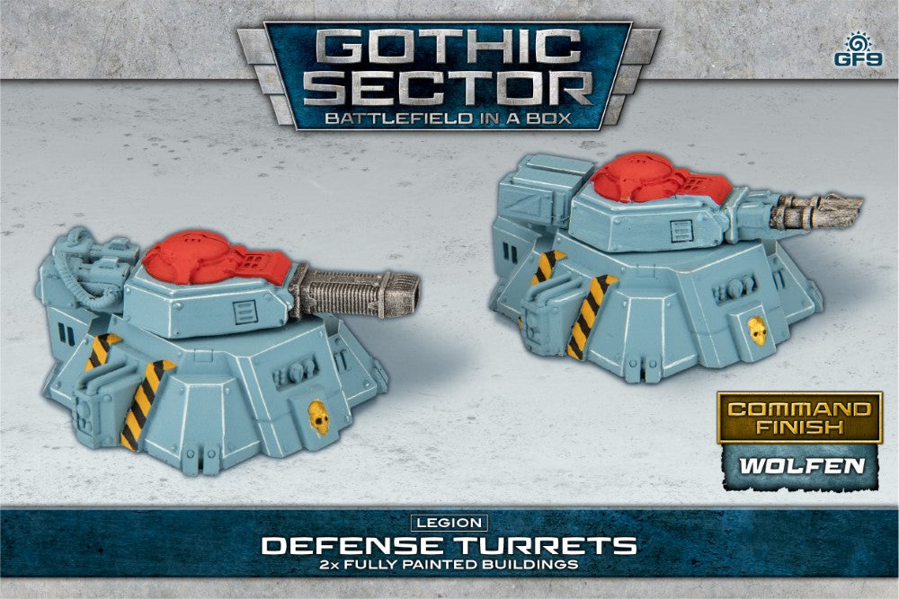 Battlefield in a Box: Gothic Sector Legion: Defense Turrets Alternate Paint Scheme