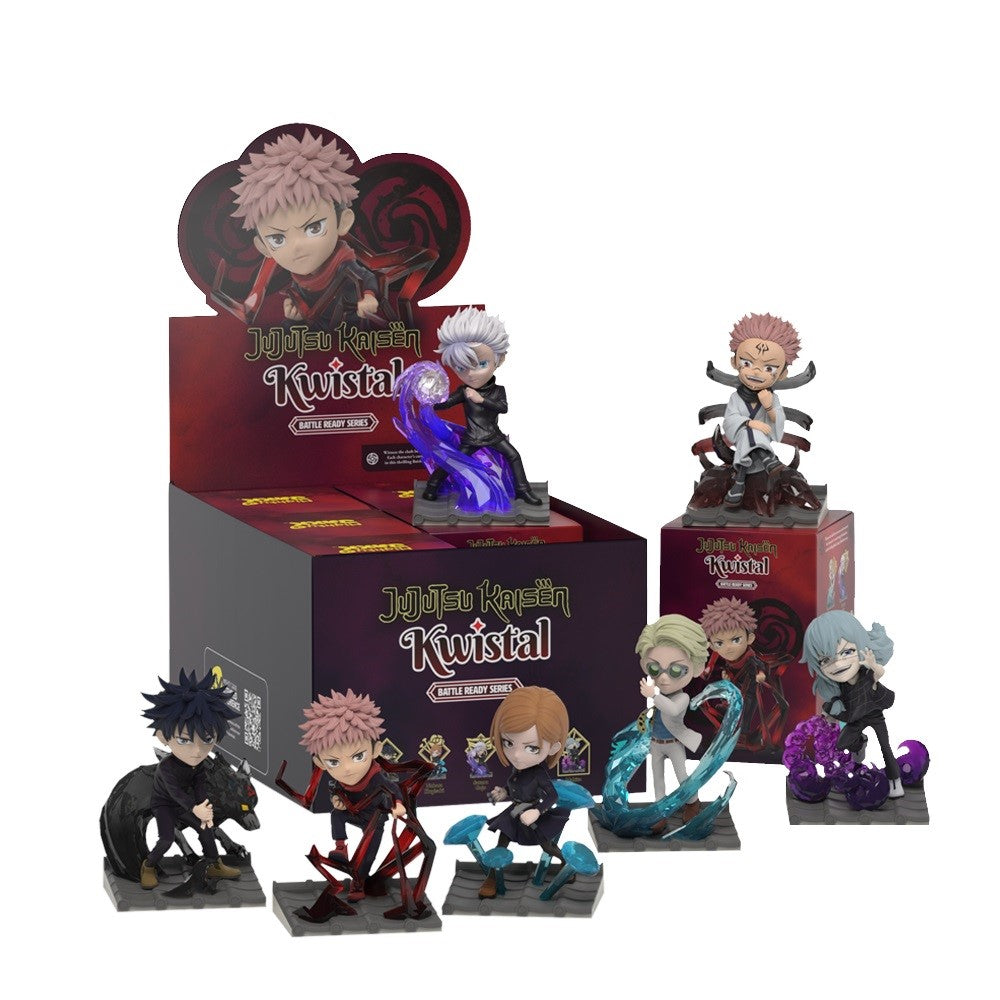 Mighty Jaxx: Kwistal Jujutsu Kaisen Battle Ready Series Display
