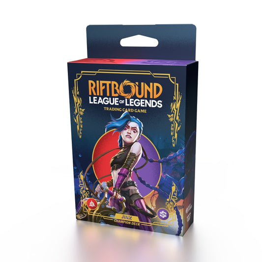 Riftbound: League of Legends TCG Champion Deck Display Origins: Jinx